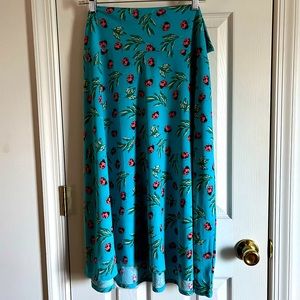 LuLaRoe Ladybug Skirt (Azure)